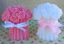 Velas em cera decorativas