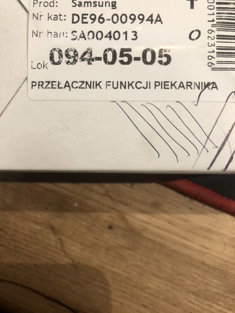 Przelacznik piekarnika