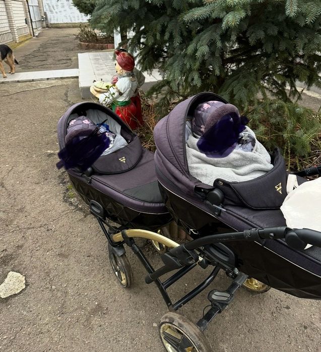 Коляска для двійні 2 в 1 junama