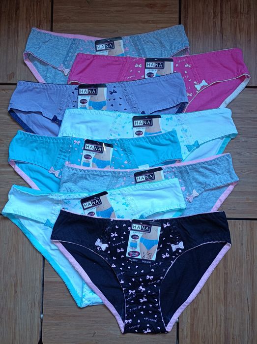 Lotes de 8 Cuecas de Senhora * Tamanho - L/XL * Algodão ou Licra *