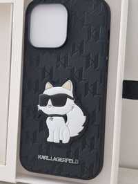 Oryginalne Etui KARL LAGERFELD Saffiano Monogram Choupette Iphone 11