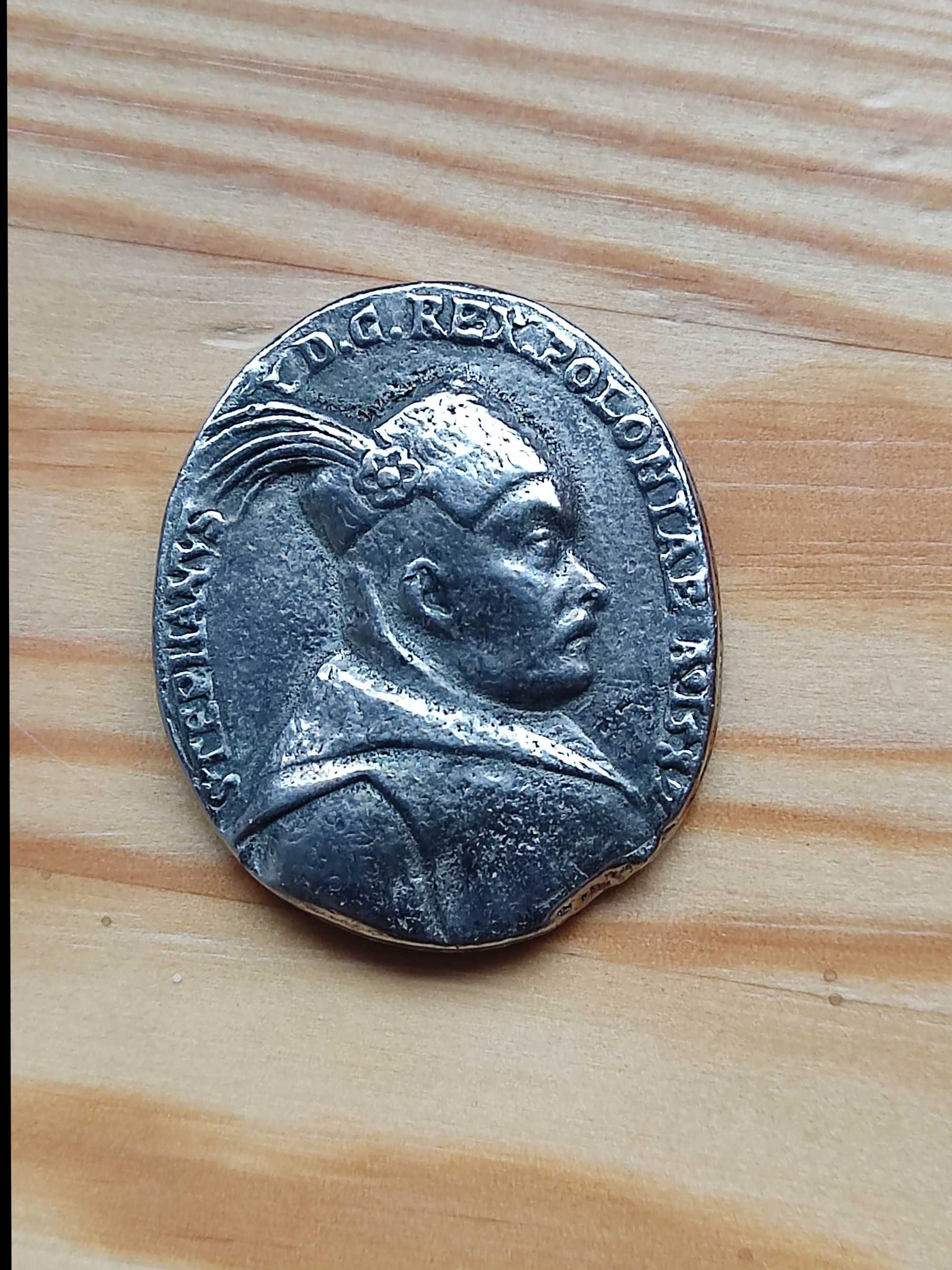 Medal dwustronny  Stefan Batory 1582 - stara kopia