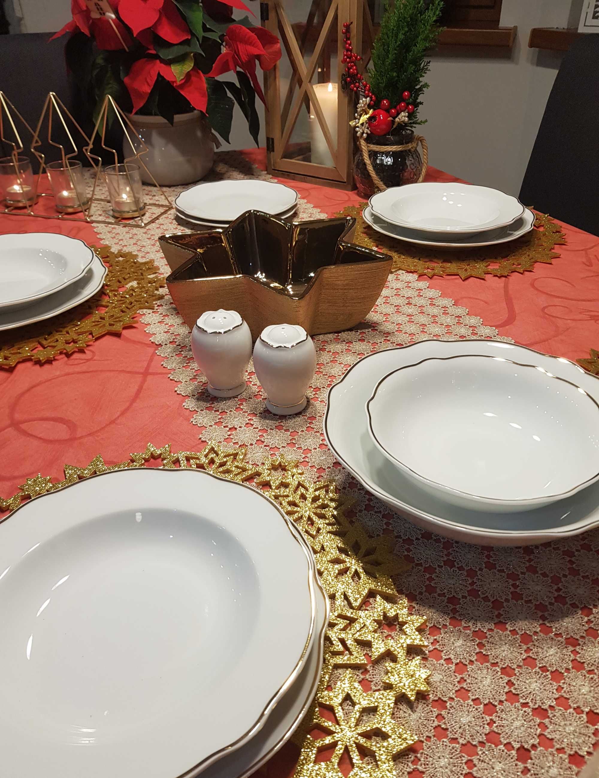 Collezione Vittorio Conforto
Zestaw obiadowy porcelanowy 
ZŁOT OBRZEŻE