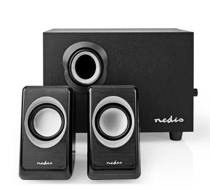 Colunas Nedis 2.1 c/ Subwoofer Stéreo