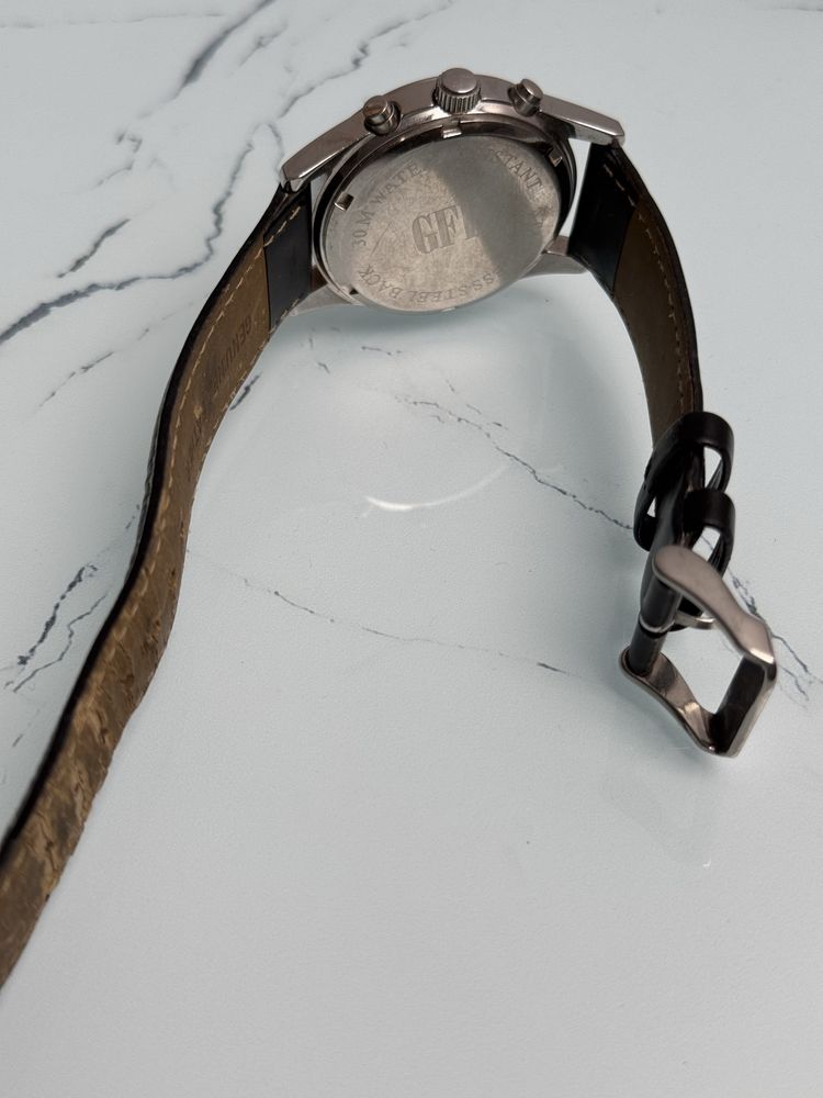Zegarek GFF - chronograf, skorzany pasek,