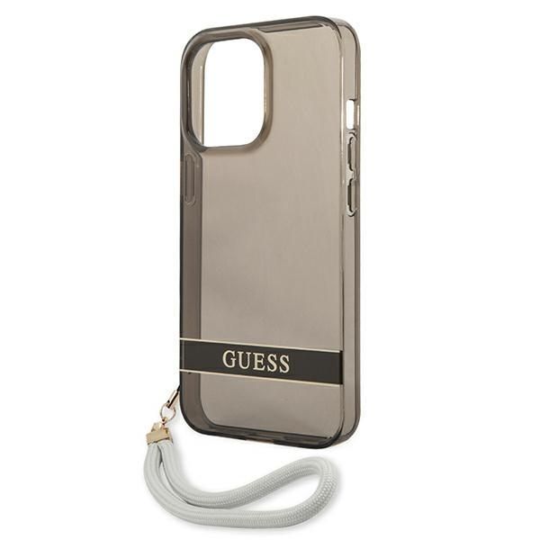 Etui Guess Translucent Stap do iPhone 13 Pro / 13 6,1" - Czarny