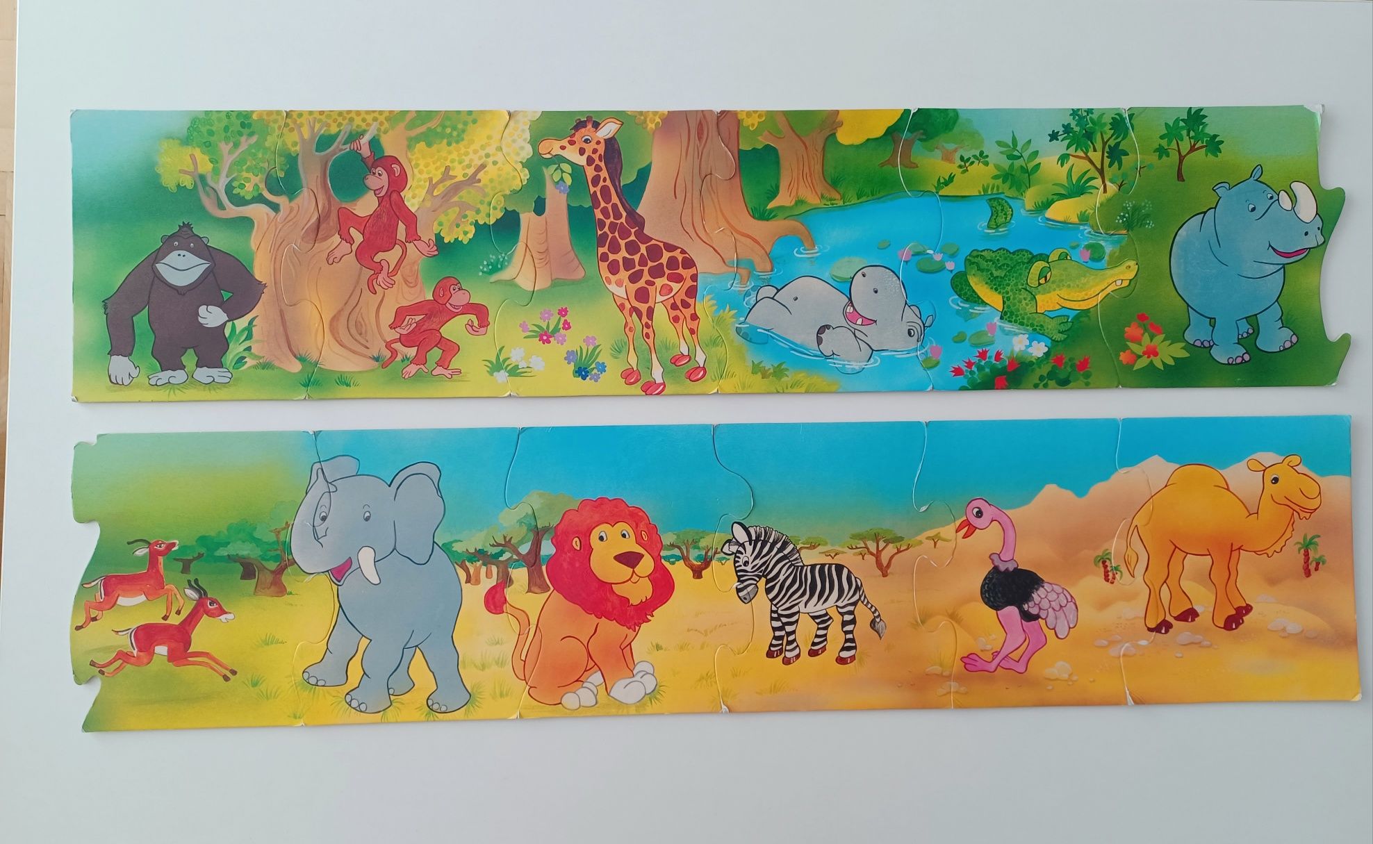 Puzzle gigant Zwierzęta Afryki