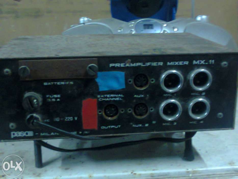 Pré - amplificador mixer da Paso