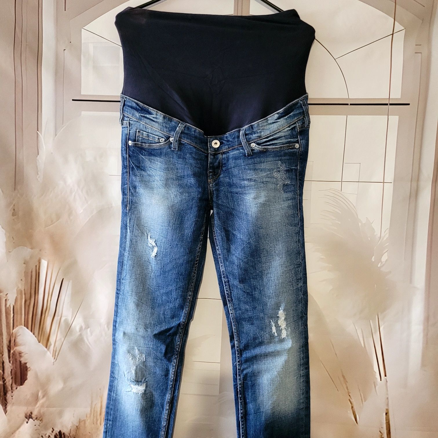 Skinny ciążowe Denim H&M, rozm.38.