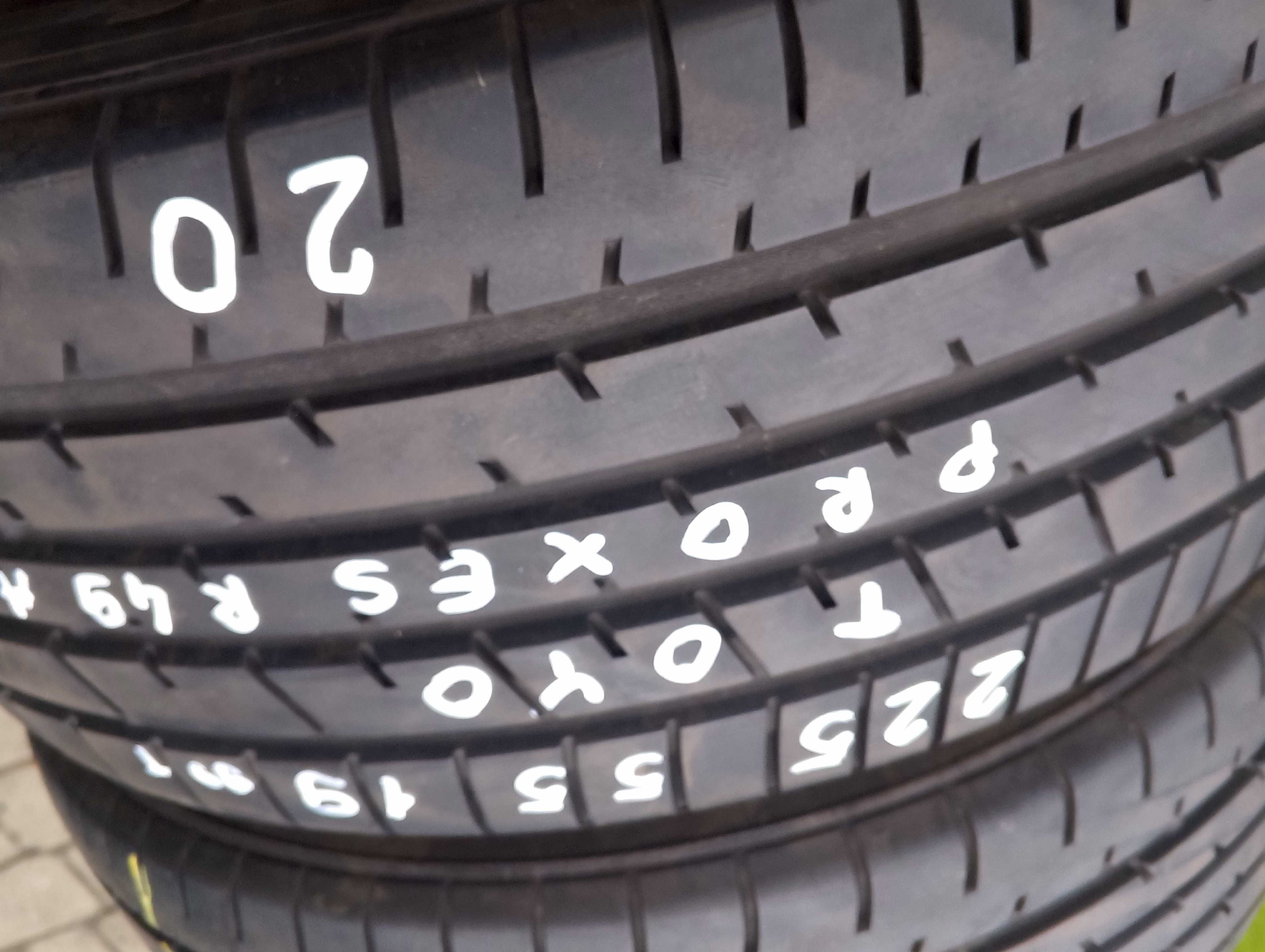 opony jak NOWE 2szt. 225/55/19 Toyo Proxes , 2020 rok