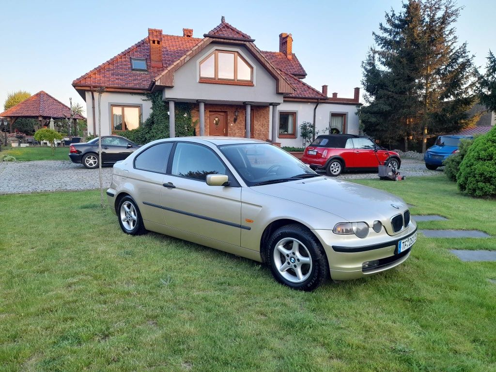 BMW E46 compact 316 Ti rok 2001, 1,8 benzyna