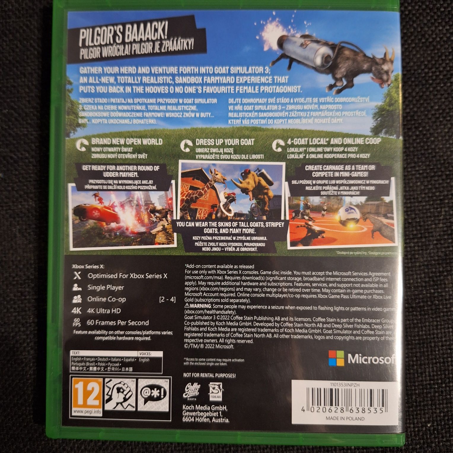 Goat Simulator 3 wersja pre-orderowa  Xbox Series x