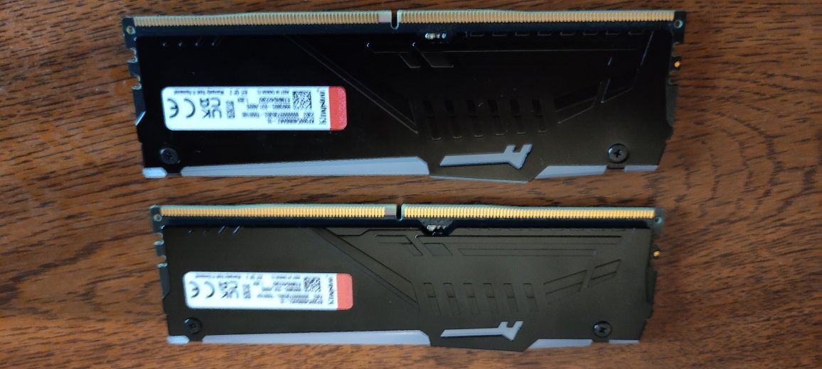 Hyperx kingston fury beast 16gb ddr5 6000mts memória ram rgb