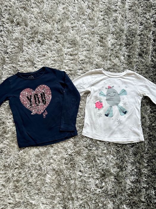 Cool Club 2 bluzki długi rękaw long 116