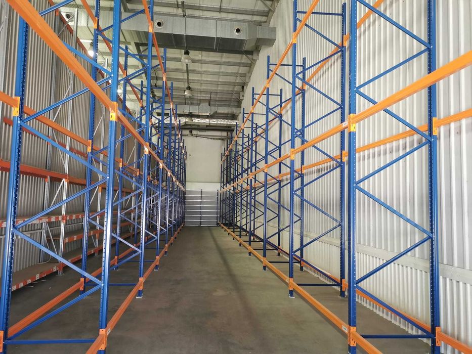 Regał magazynowe - paletowe, półkowe.