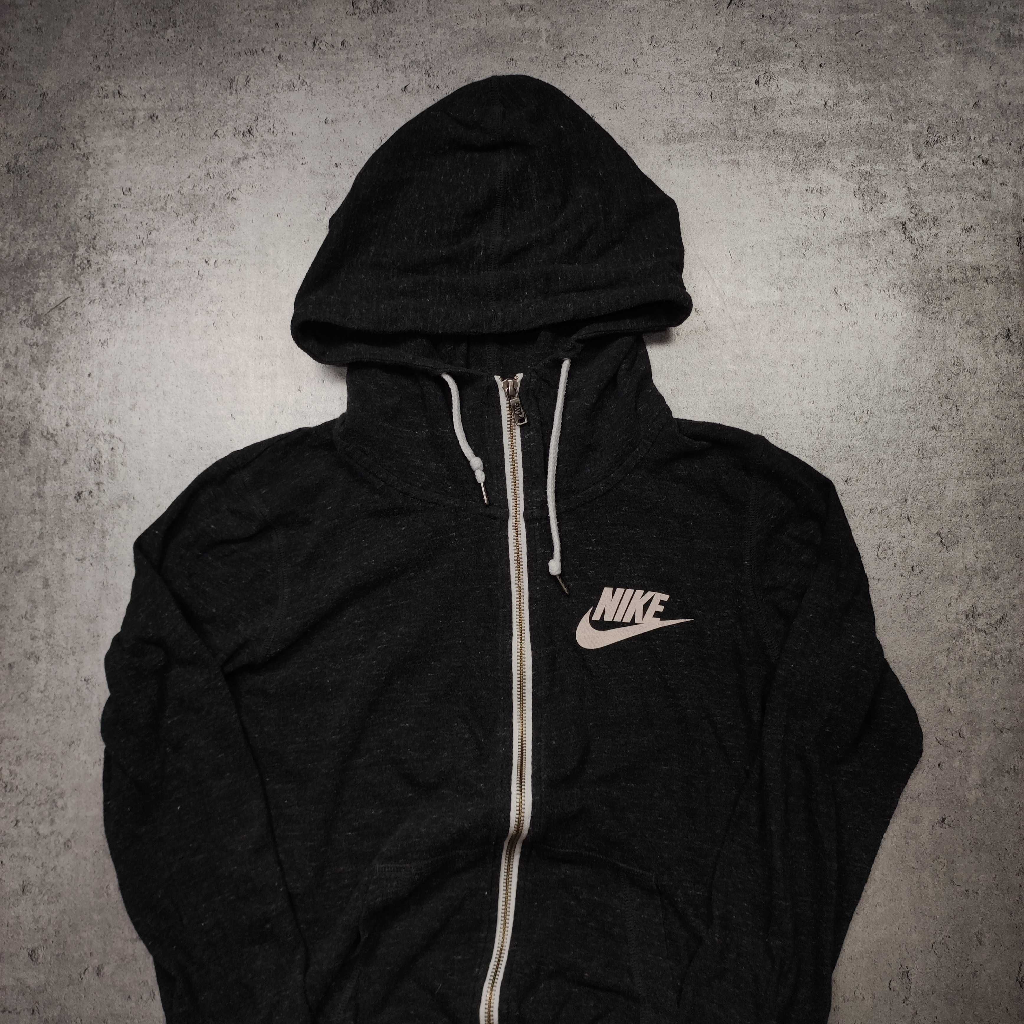 DAMSKA Bluza Bawełniana Hoodie Rozpinana Klasyk Nike Logo KAPTUR AIR