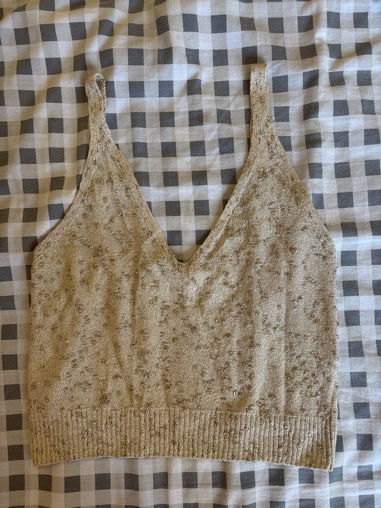 Вʼязаний топ Zara S