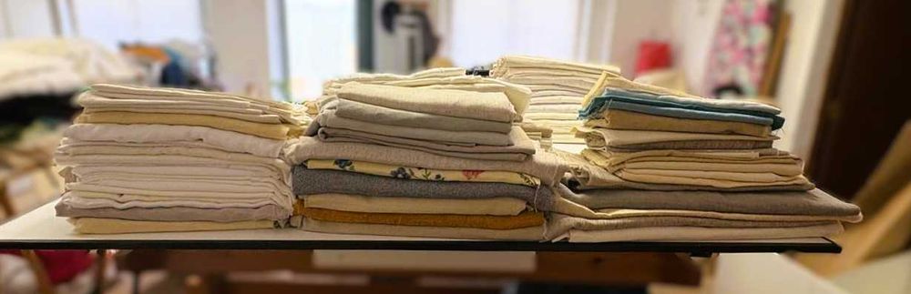 Lote de Tecidos de Qualidade Cerca de 70kg | Encerramento de Atividade