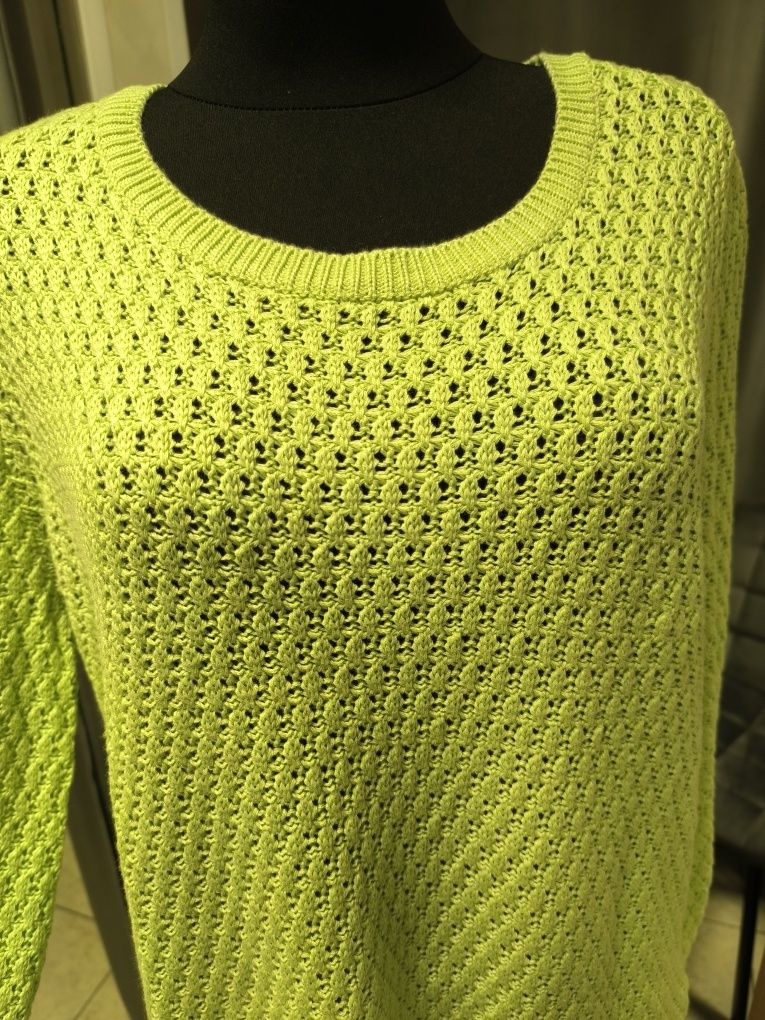 Sweter ażurowy damski