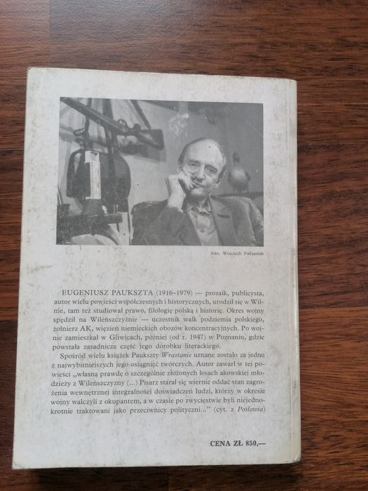 Książka "Wrastanie" Eugeniusz Paukszta