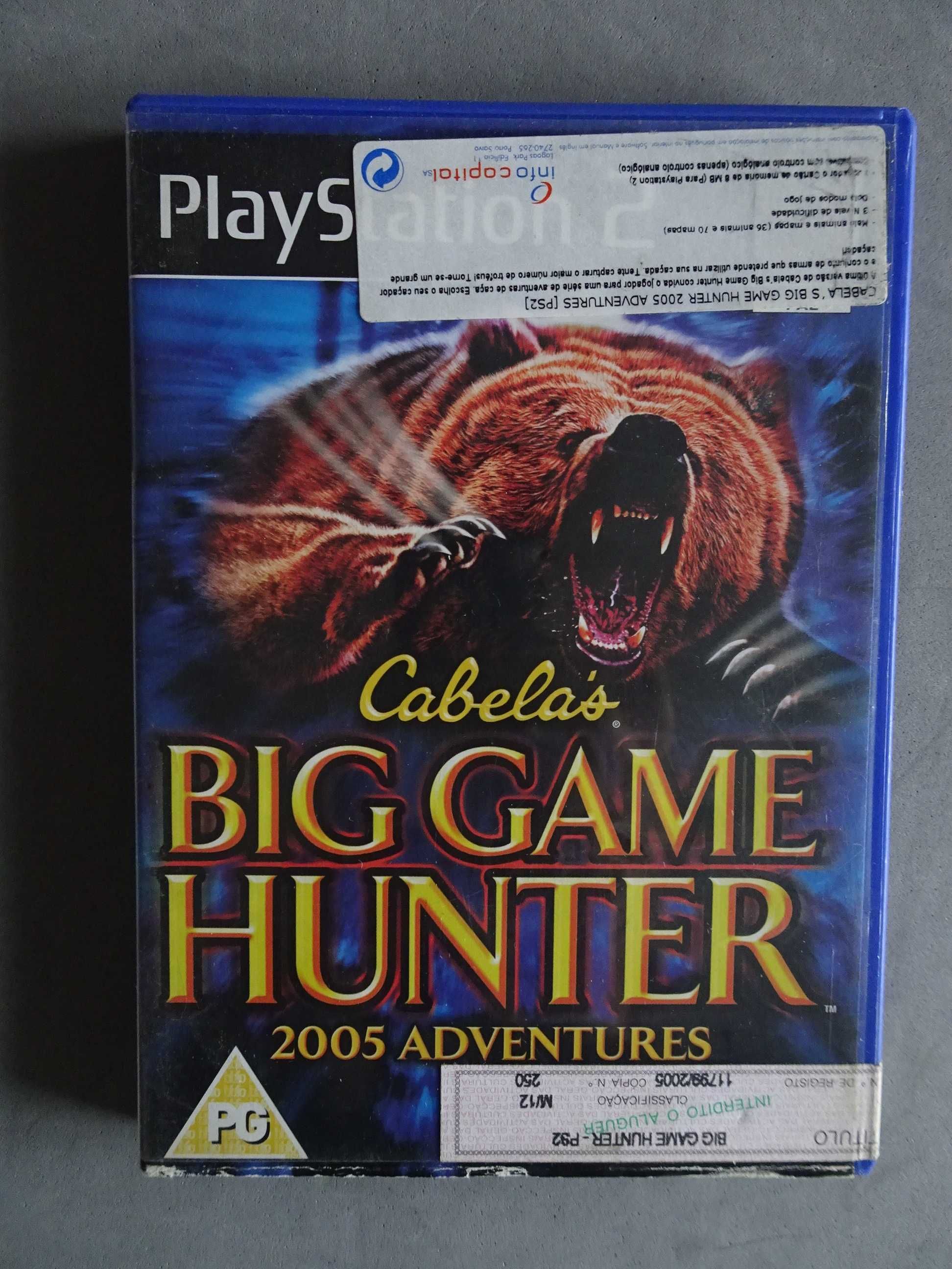 Jogo Playstation 2 - Cabela's Big Game Hunter