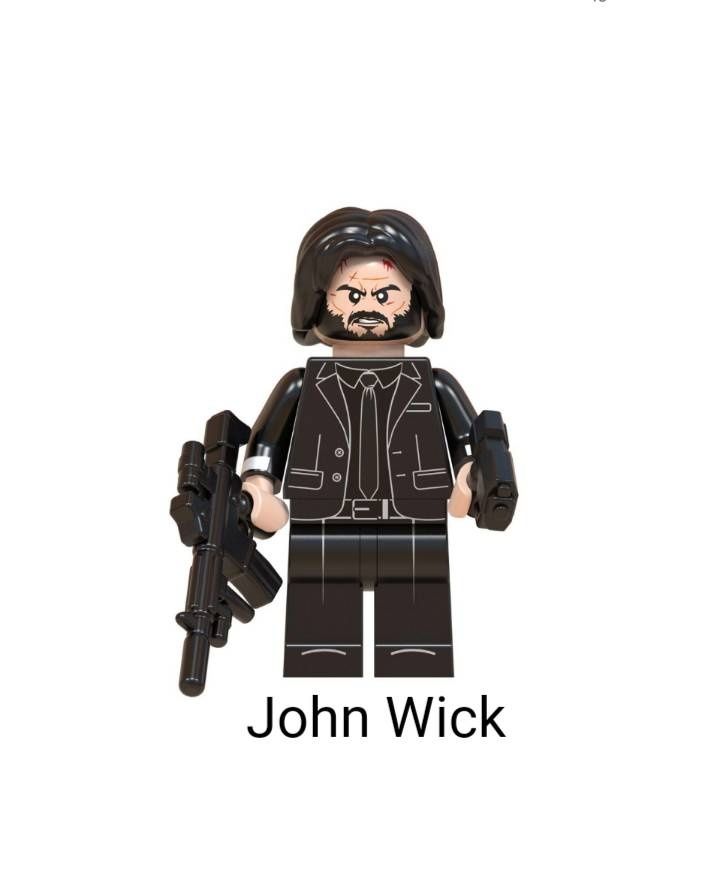 Nowe klocki figurka John Wick w pełni kompatybilna z klockami Lego
