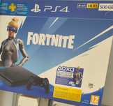 Ps4 na Caixa com cabos e 2 comandos + jogo PES 2019