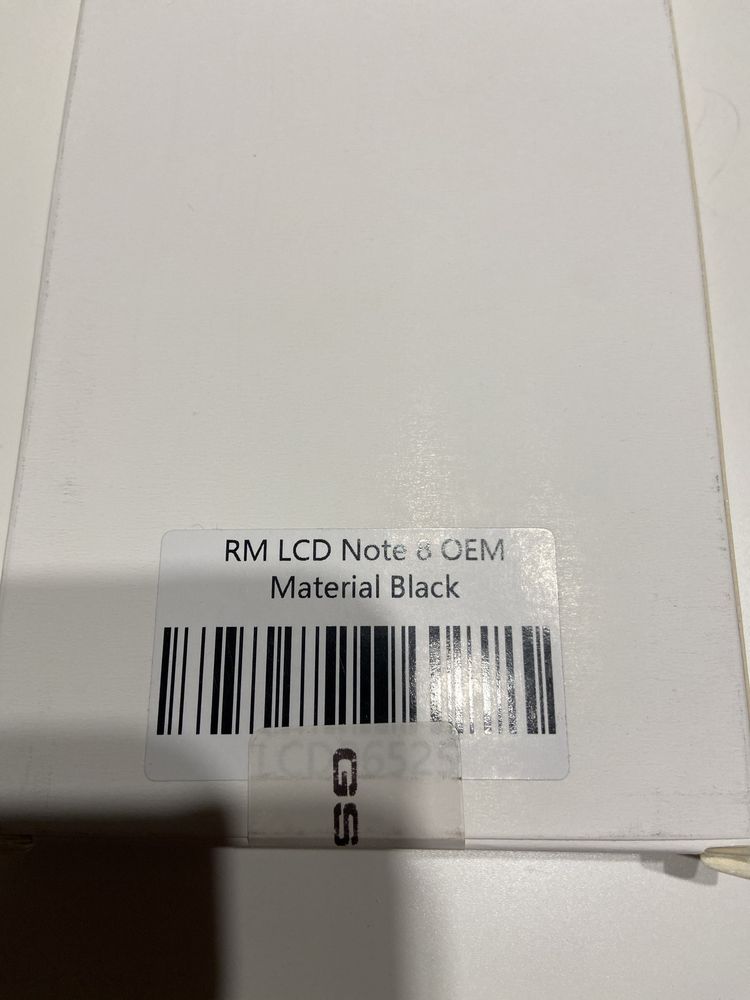 Wyświetlacz HQ Xiaomi Redmi Note 8 czarny wymiana