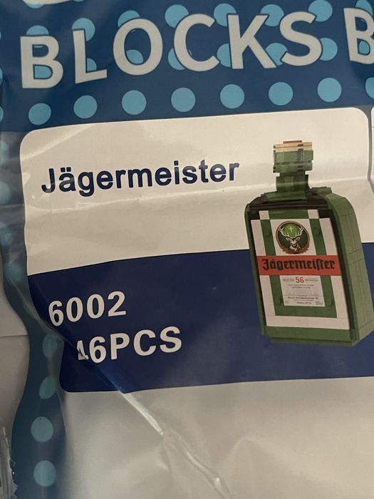 Klocki butelka jagermeister