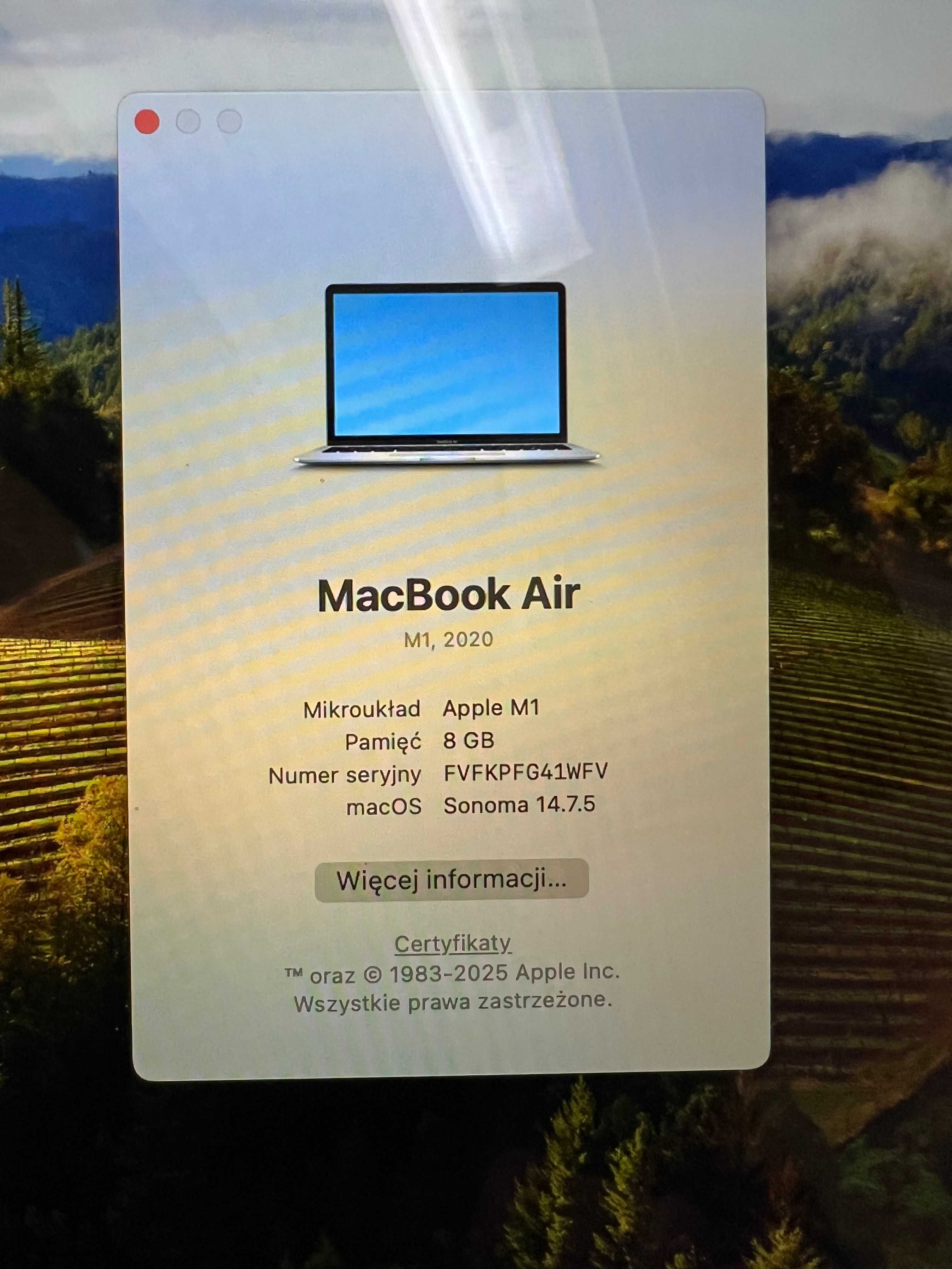 Apple Macbook Air 2020 M1/8/256GB