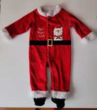 Pajac strój Święty Mikołaj rozmiar 12 M