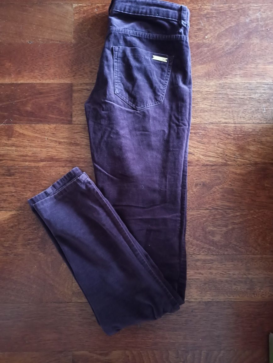 Spodnie Massimo Dutti slim fit
