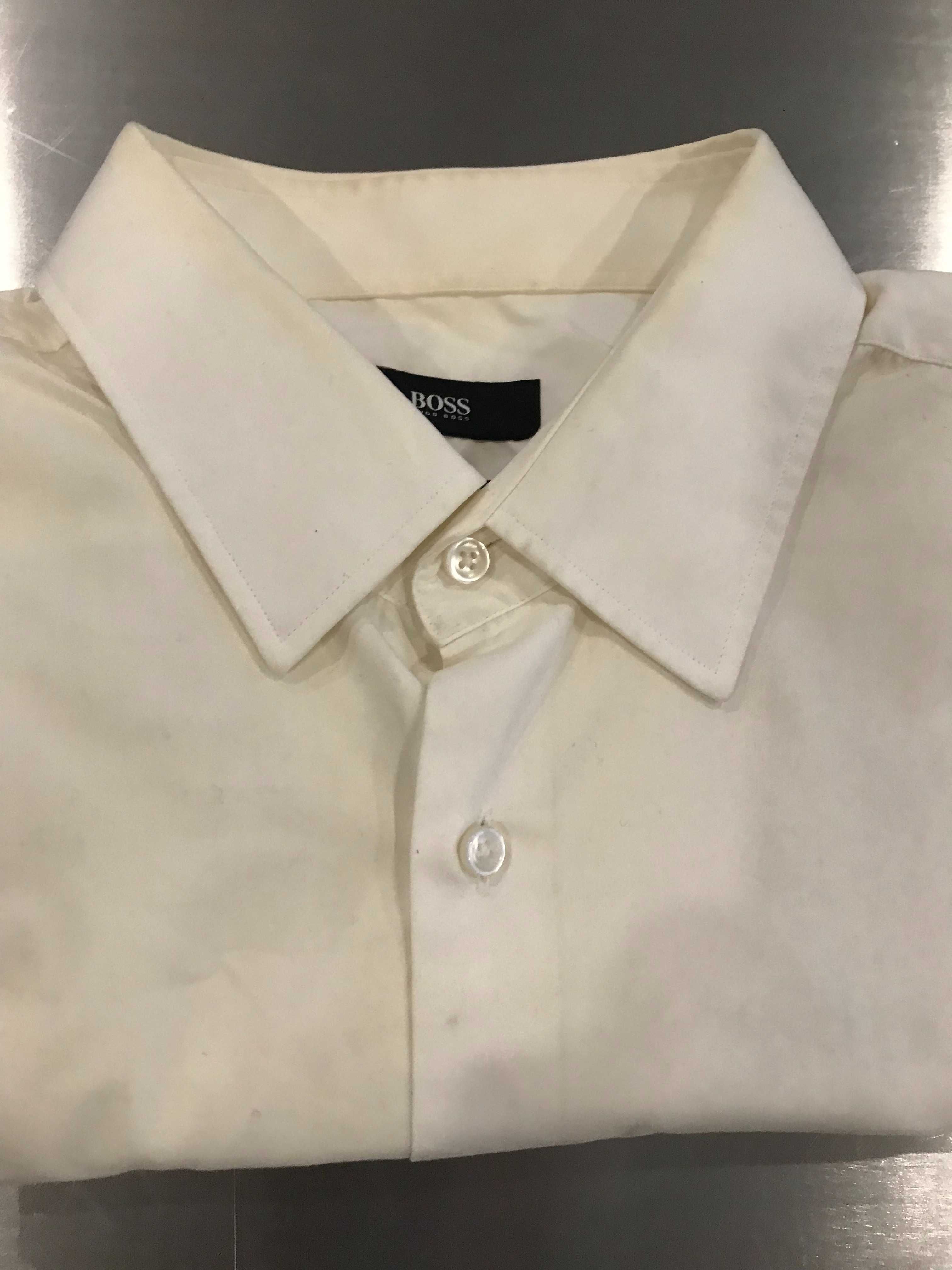 Camisa Boss Regular Fit 42 Branca