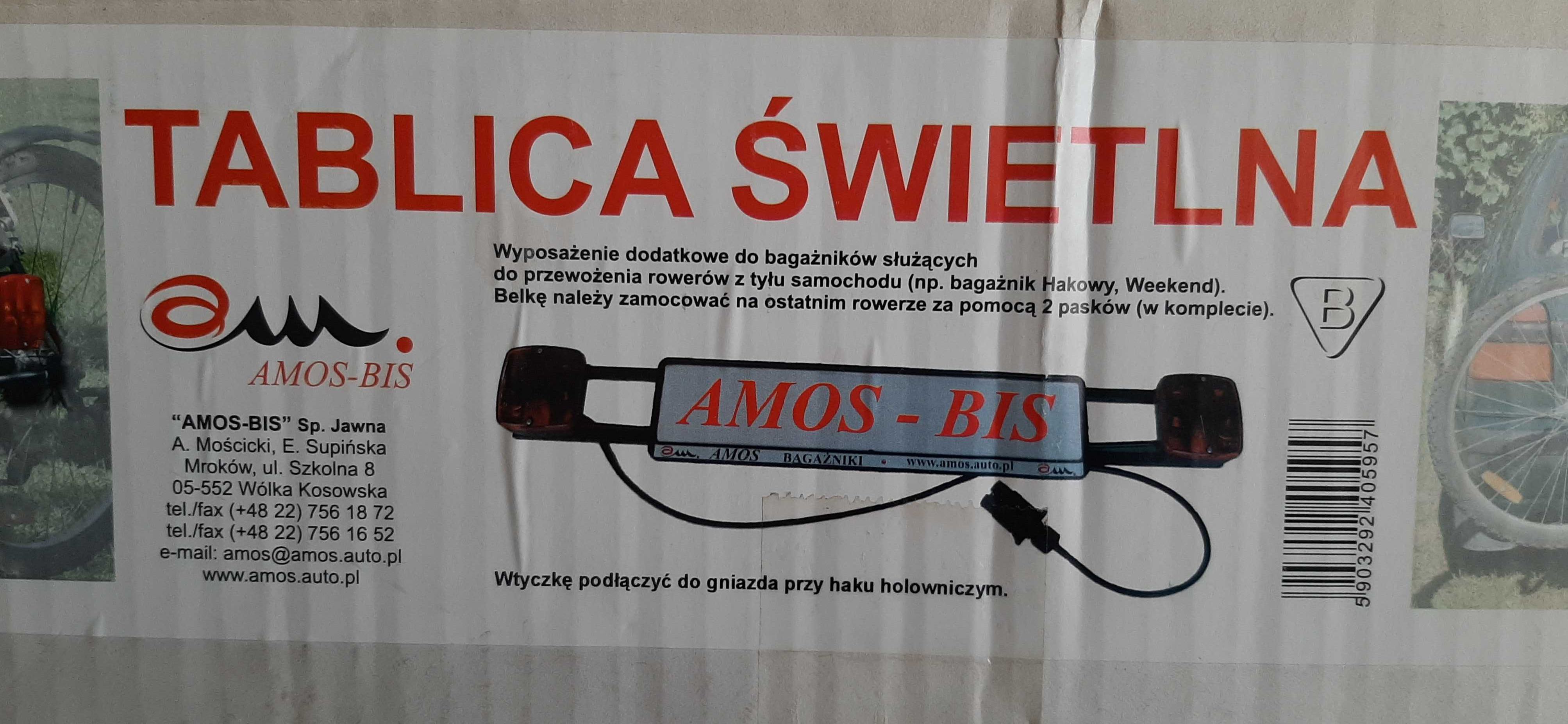 Tablica świetlna na rowery