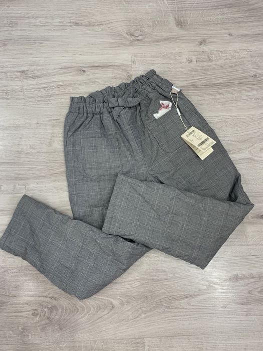 Новые модные утеплённые штаны для девочки 7-9 лет