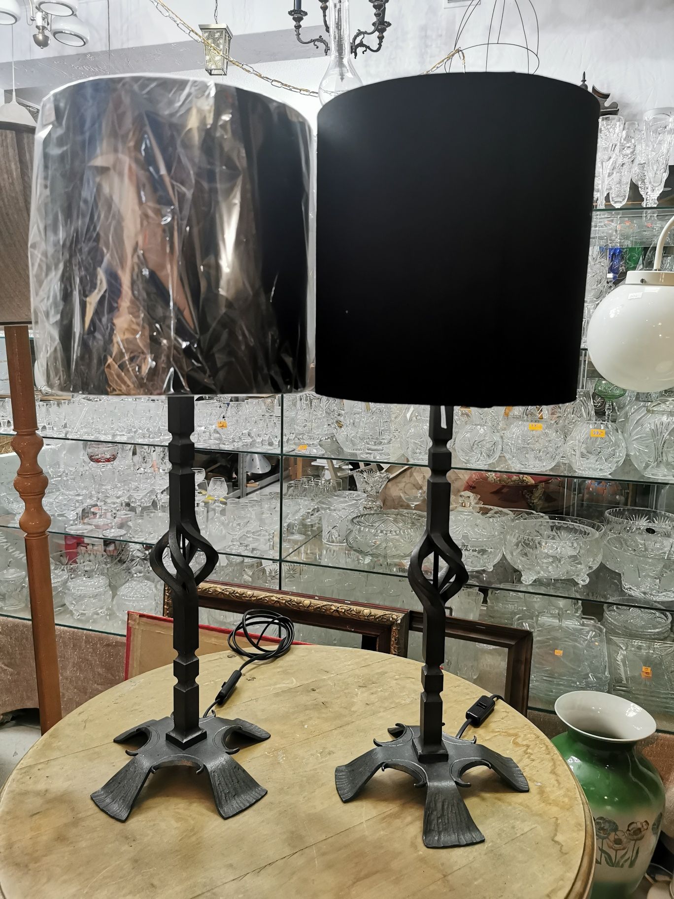 67cm Lampa kuta metaloplastyka wyprz jesienna