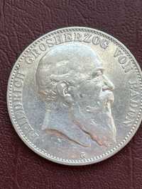 5 марок 1907 г. Смерть Фридриха 1