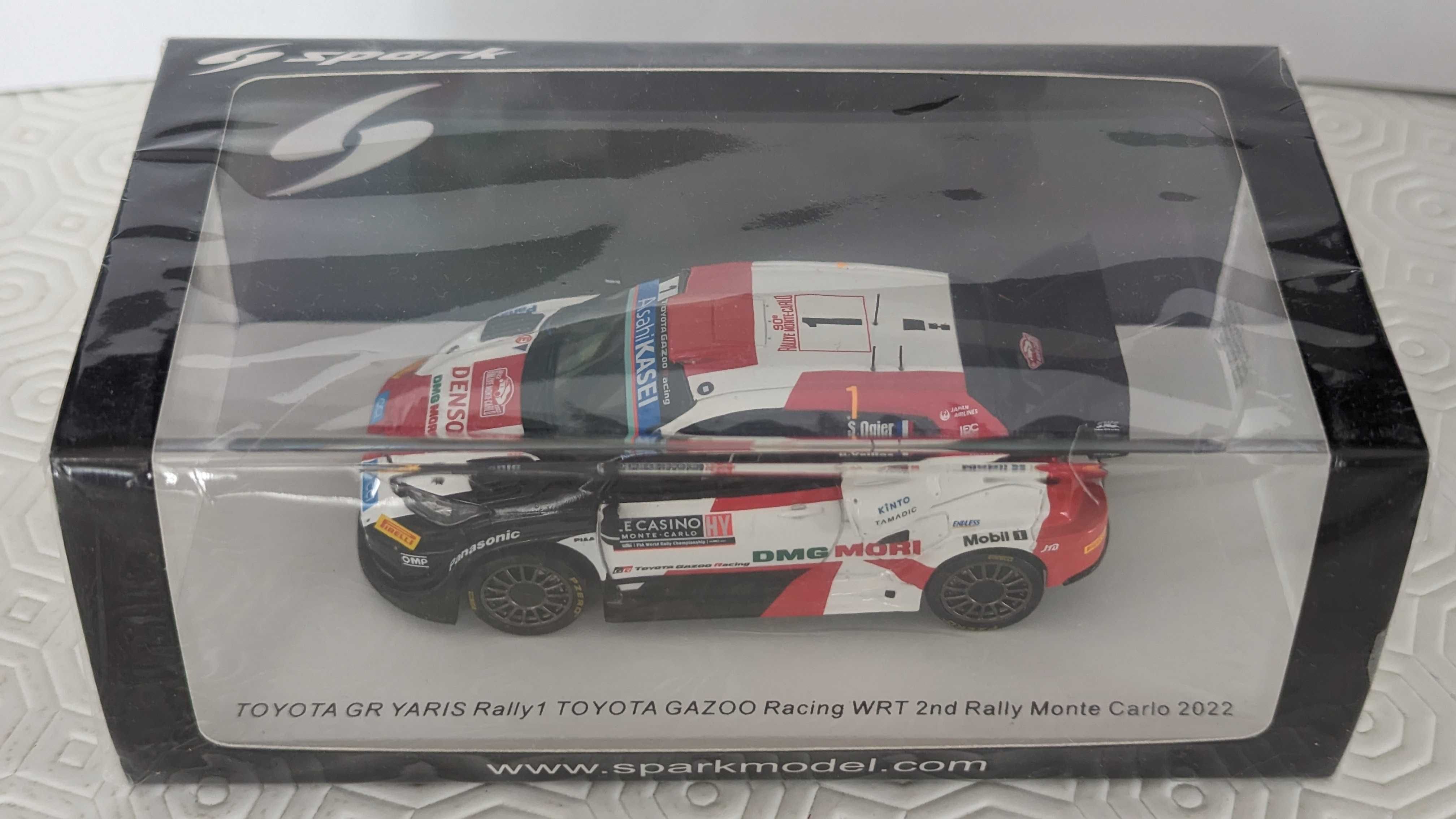 Spark 1:43 S6690 Toyota Yaris Rally1 WRC Ogier Rally Monte Carlo 2022