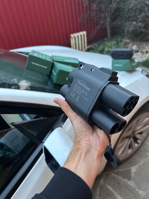 Фірмовий GUWIEYG перехідник CCS2 на  CCS1 Combo DC+AC кращий на ринку