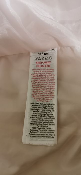 Kurtka zimowa dla dziewczynki rozmiar 116