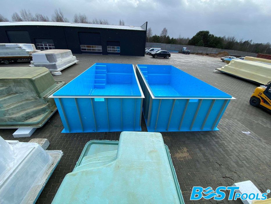 Ogrodowy basen PP marki Bestpools FLORES II 6x3x1.5m z filtracją