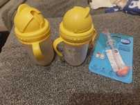 2 bidony canpol babies + rurka