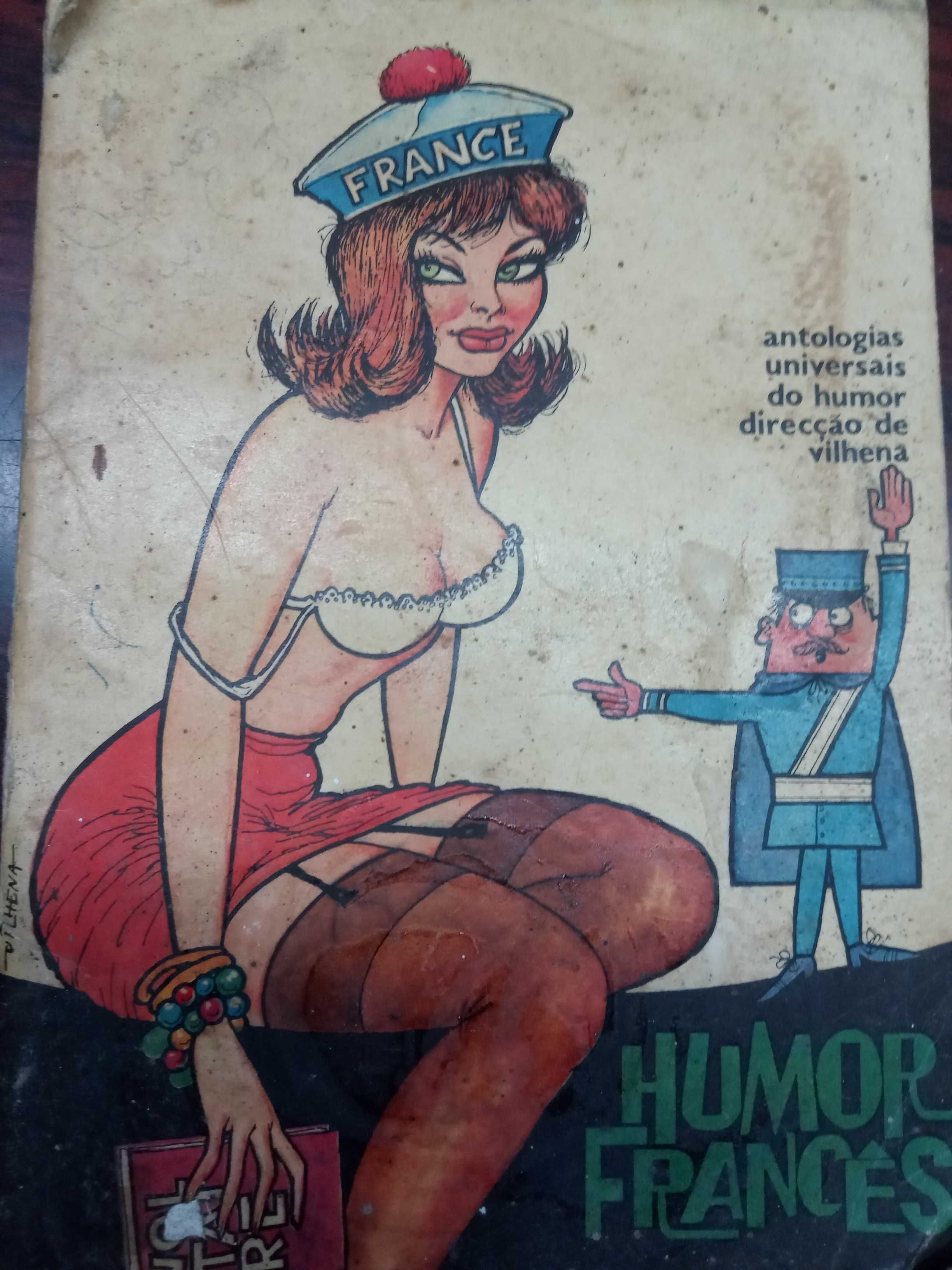 Livro antigo de humor