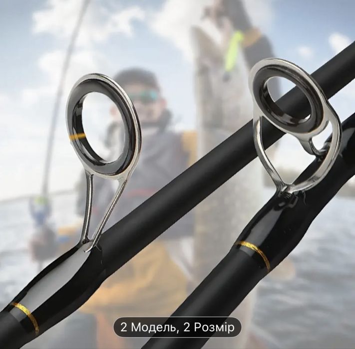 ROLLFISH Високочутлива вудка з карбонового волокна