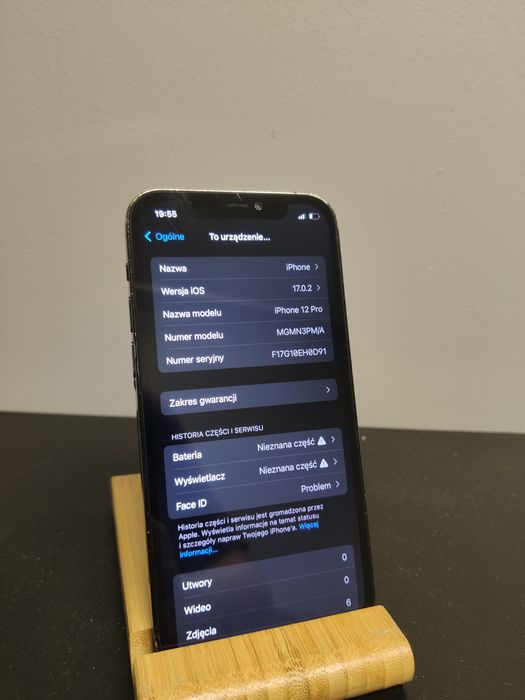 Iphone 12 pro sprawny z pękniętym tyłem NOWA BATERIA I EKRAN