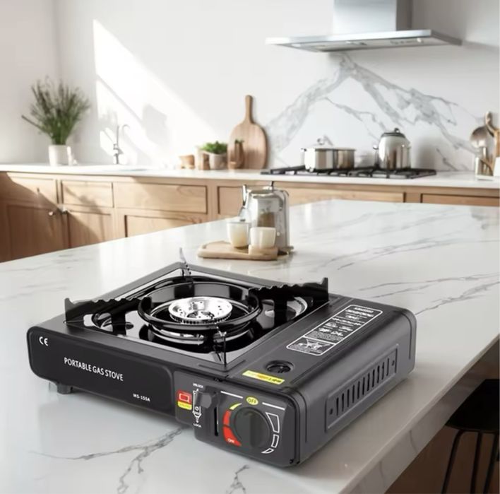 Портативная газовая туристическая плита Happy Home BDZ-155