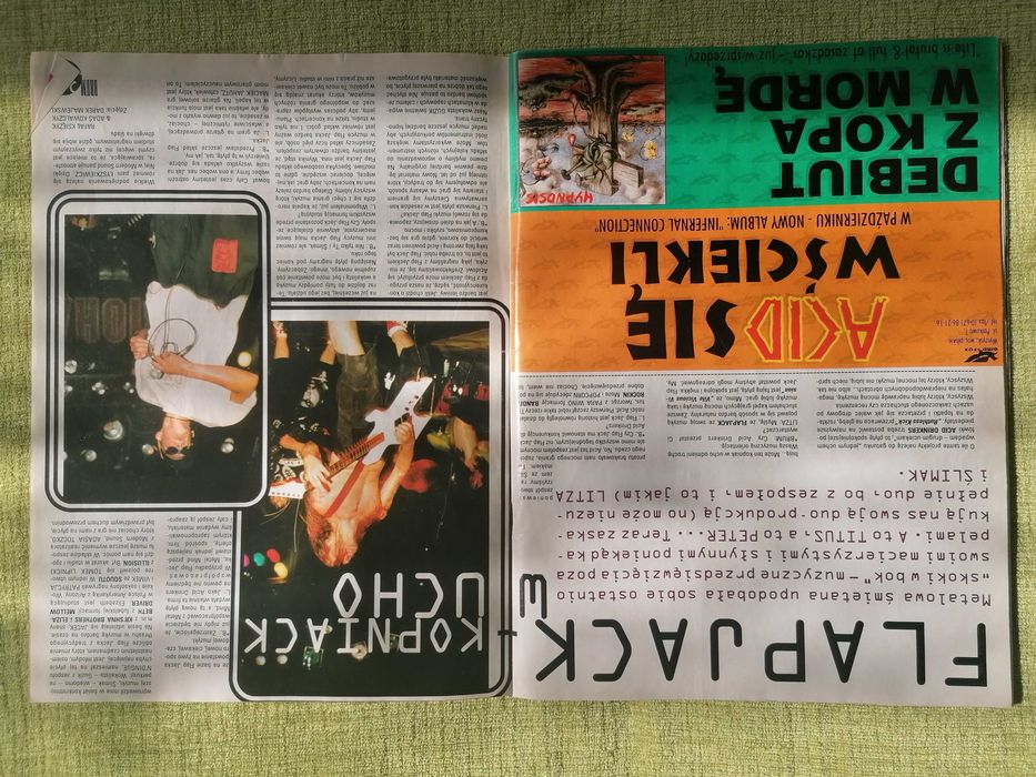 Pierwsze wydanie magazynu BRUM po śmierci Ryśka Riedla z Dżemu z 1994r
