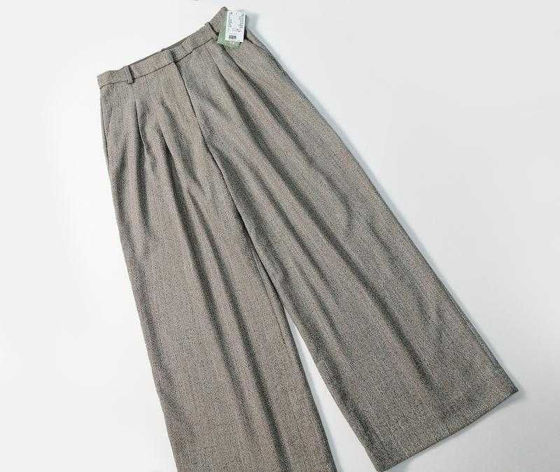 Cтильные широкие плотные брюки в мужском стиле h&m