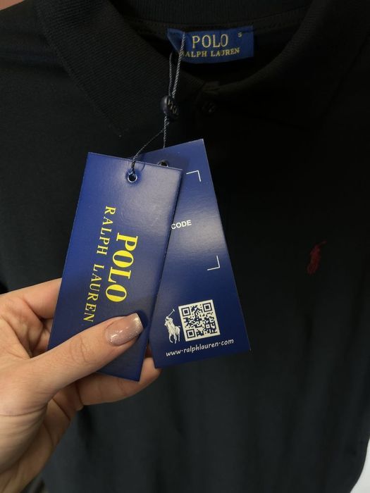 СУПЕР ЦІНА 2025!! Чоловіче поло Ralph Lauren преміум якість чорне топ