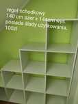 Regał schodkowy a'la kallax